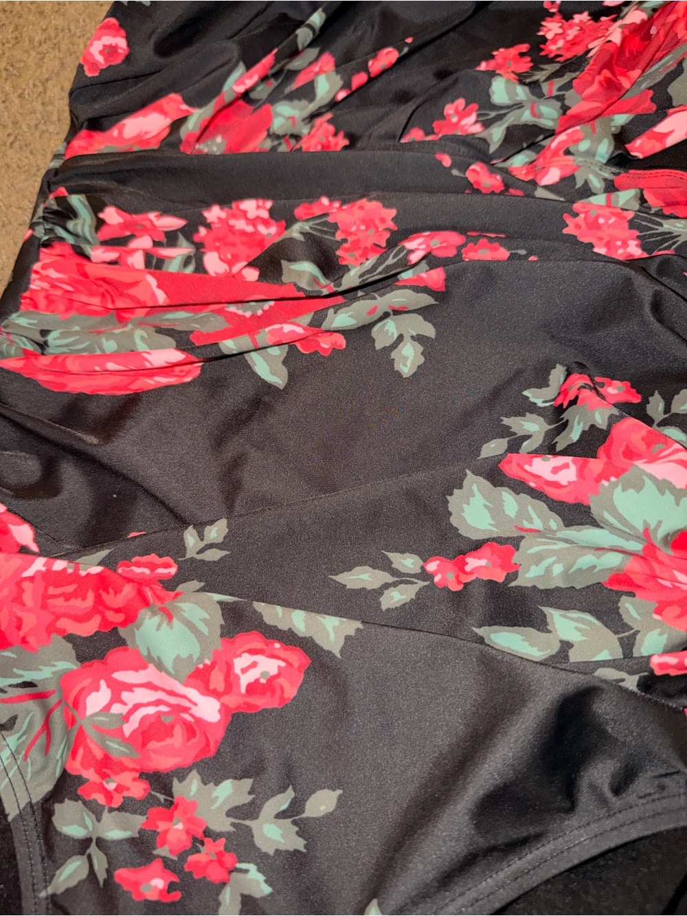 Albion One-Shoulder Floral One-Piece Swimsuit - Picture 2 of 8